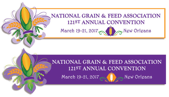 Headers for the convention developed to use on letterhead or other rectangular spaces.